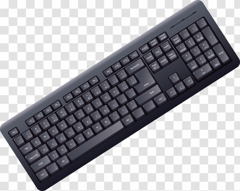 Computer Keyboard Mouse Logitech Gaming Keypad Input Device - Component - Decoration Design Vector Transparent PNG