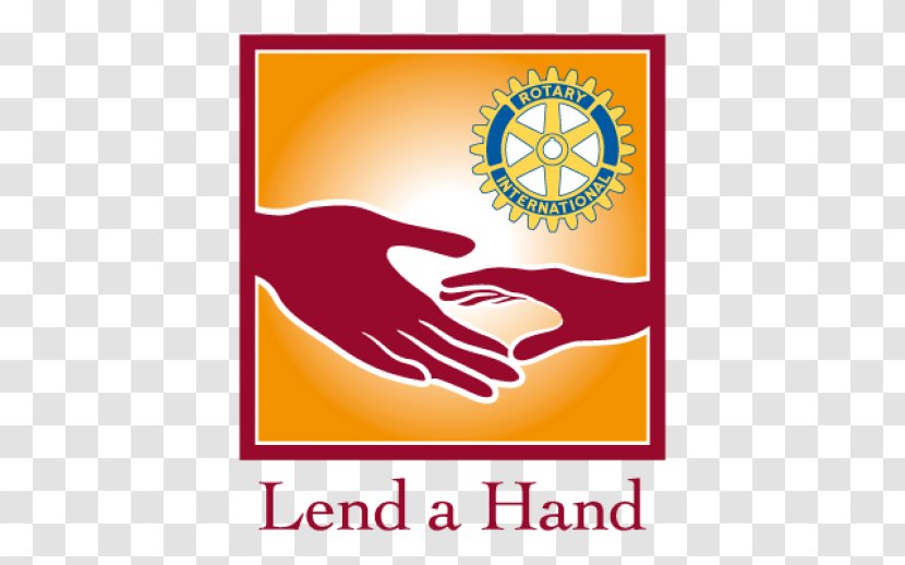 Rotary International Logo Lions Clubs - Symbol - With Hand Transparent PNG