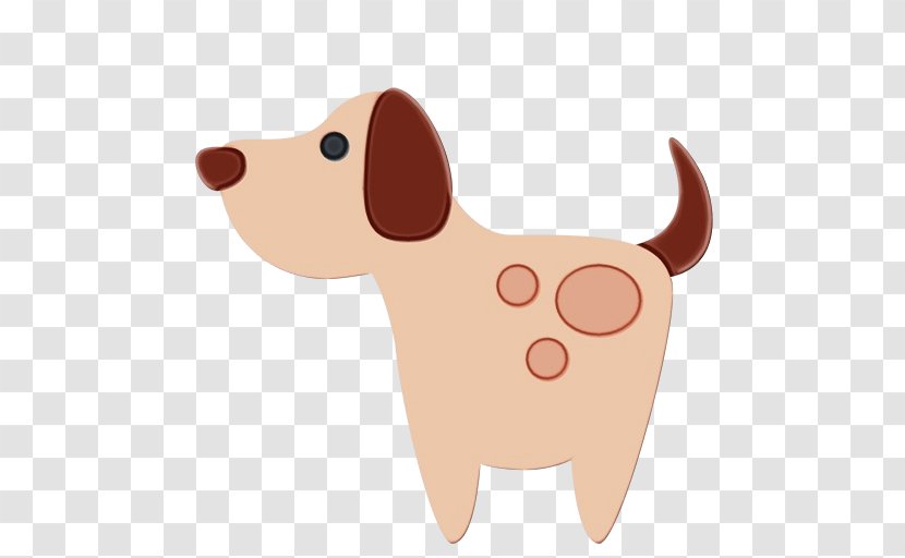 Cartoon Nose Pink Snout Animal Figure - Dog Breed - Fawn Transparent PNG