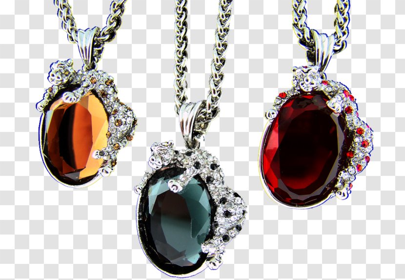 Locket Gemstone Clip Art - Necklace - Metal Transparent PNG
