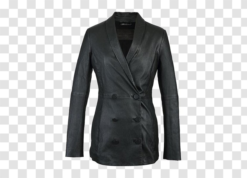 Fashion Blazer T-shirt Designer - Outerwear - Lady Classic Suede Leather Jacket Transparent PNG