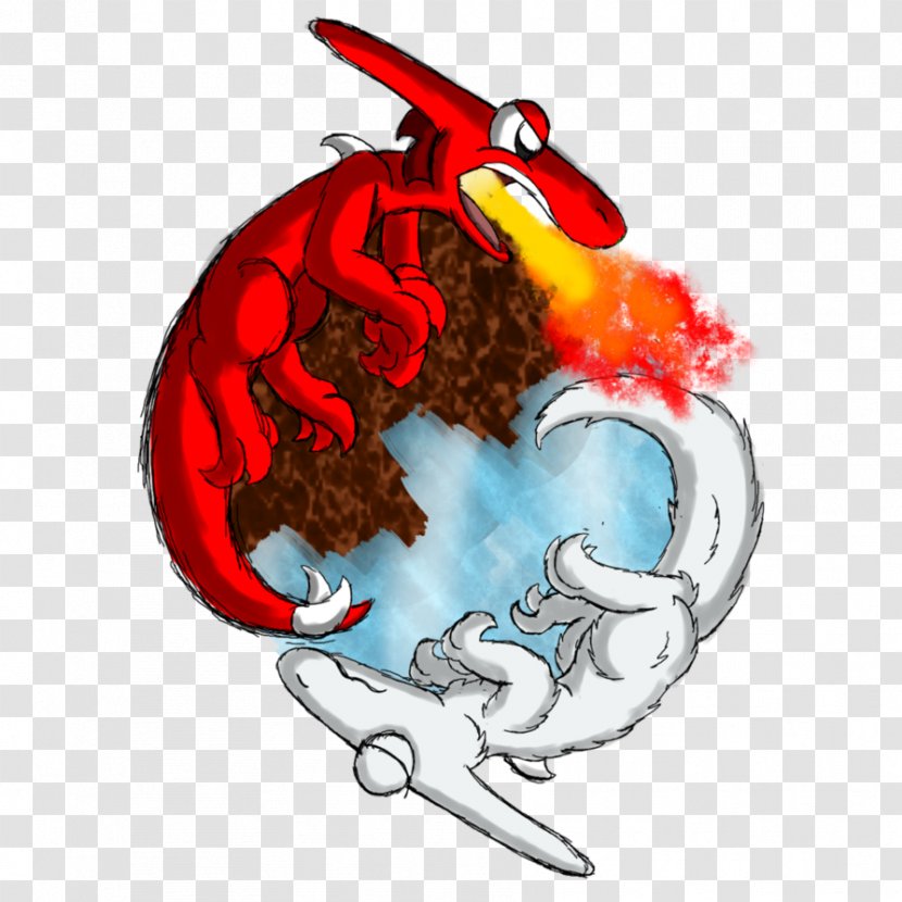 Cartoon Dragon Clip Art - Mythical Creature - Ice And Fire Transparent PNG