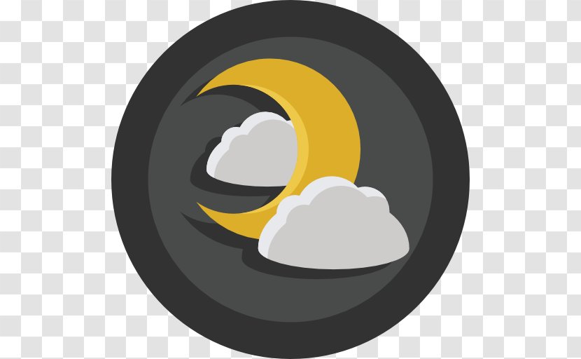Yellow Night Moon - Darkness Transparent PNG