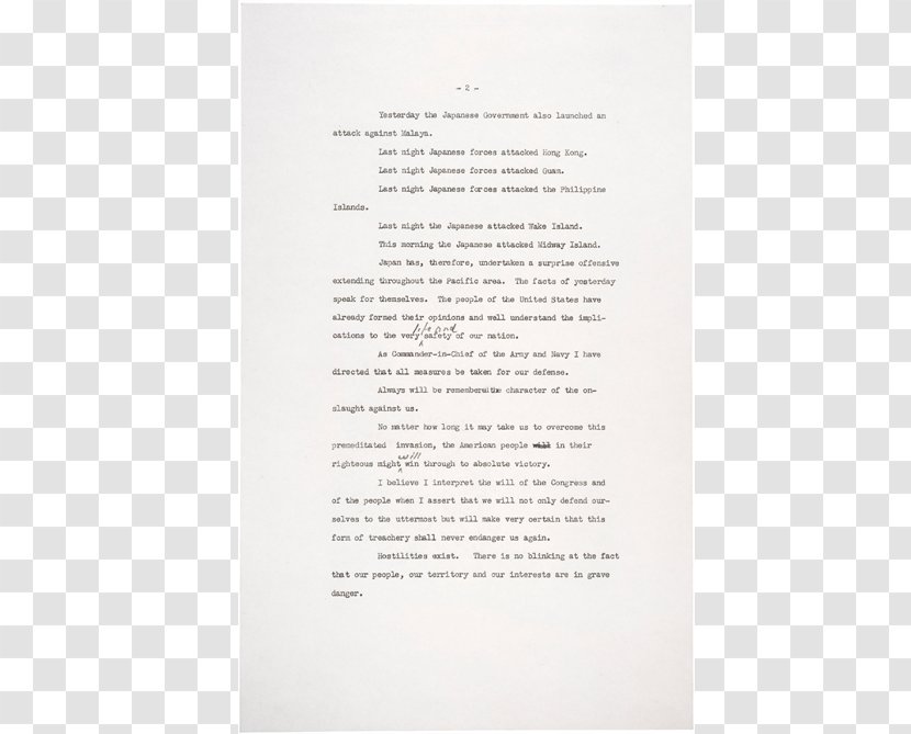 Infamy Speech Franklin D. Roosevelt Font Transparent PNG