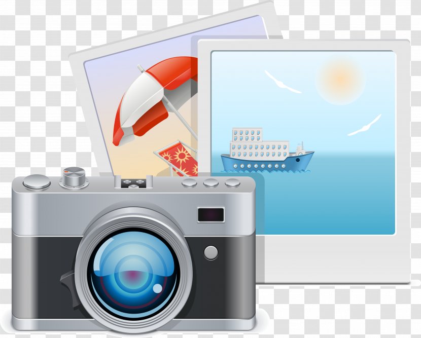 Camera Photography - Multimedia - Travel Photo Stereo Vector Transparent PNG