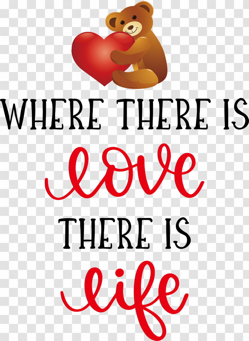 Where There Is Love Valentines Day Quote Transparent PNG