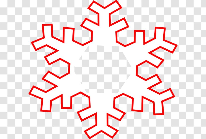 Snow White Snowflake Black And Clip Art - Pixabay - Flake Outline Transparent PNG