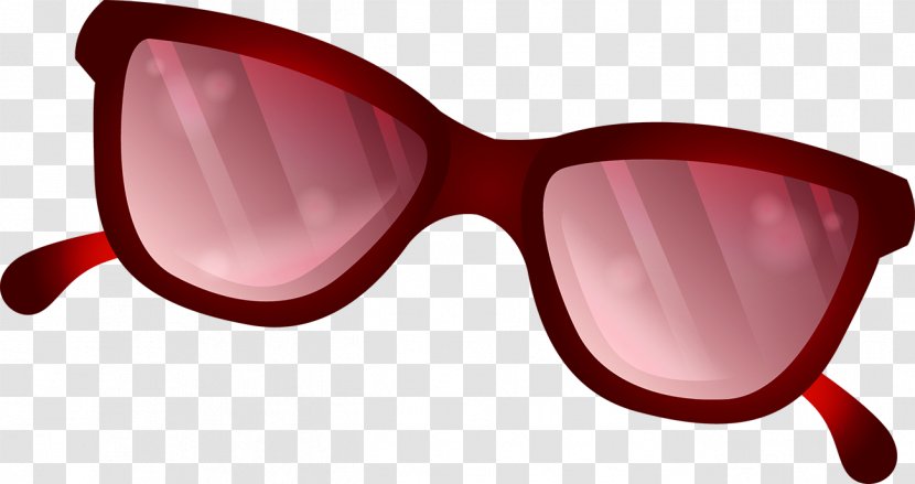 Sunglasses Red Drawing Transparent PNG