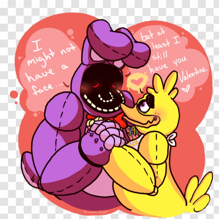 Five Nights At Freddy's 2 Valentine's Day Red Letter - Heart - Happy Valentines Transparent PNG