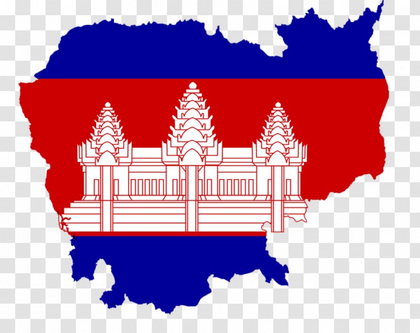 Angkor Wat Flag Of Cambodia Khmer National - Text Transparent PNG