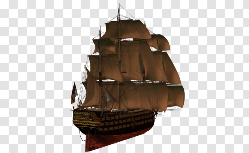 Ship Of The Line Galleon - Sailing Transparent PNG
