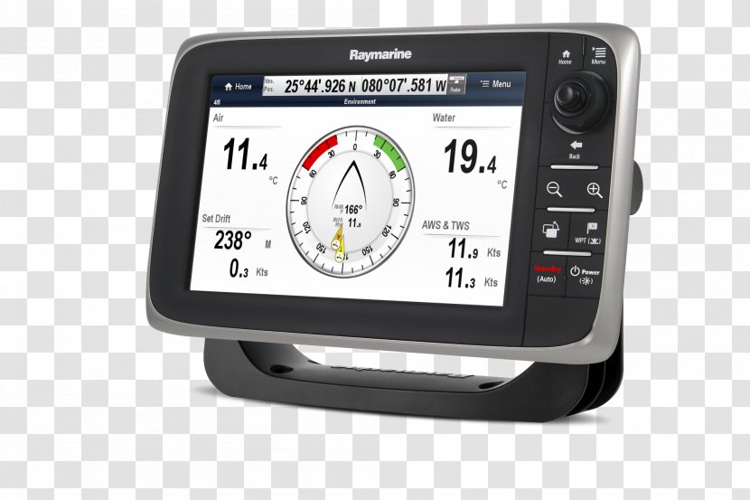 GPS Navigation Systems Raymarine Plc Multi-function Display Chartplotter Marine Electronics - Gps Device - C-hr Transparent PNG