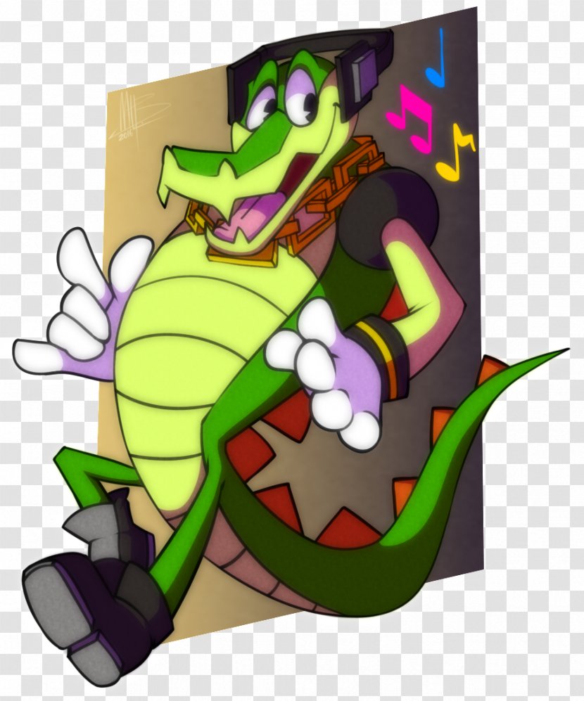 Vector The Crocodile Knuckles' Chaotix Espio Chameleon Sonic Hedgehog Transparent PNG