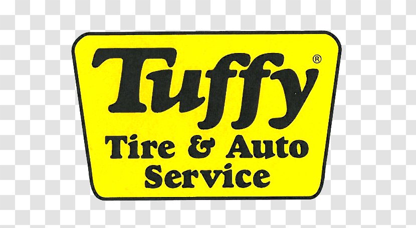Logo Car Tuffy Auto Service Centers Brand Traffic Sign - Tire Repair Transparent PNG