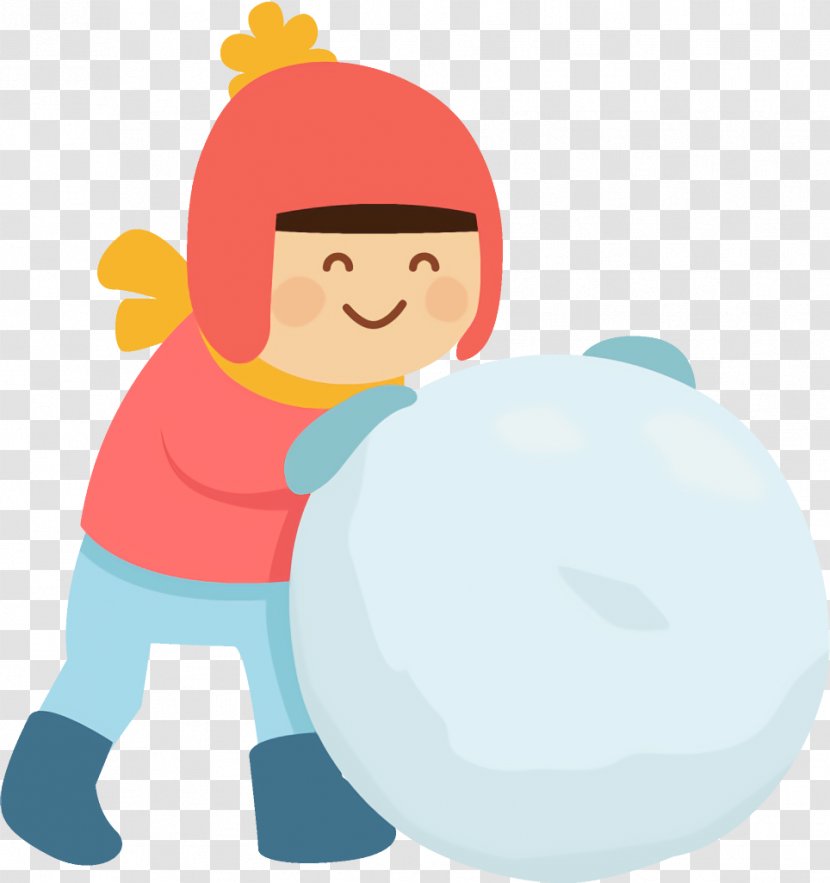 Snowball Fight Winter Kids - Child - Cartoon Transparent PNG
