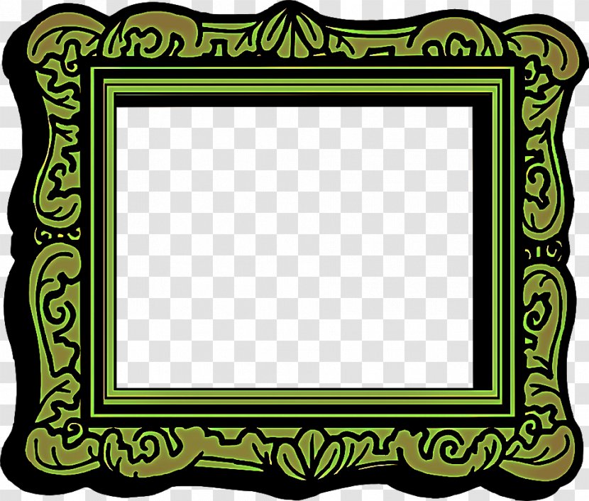 Background Green Frame - Picture Frames - Visual Arts Interior Design Transparent PNG
