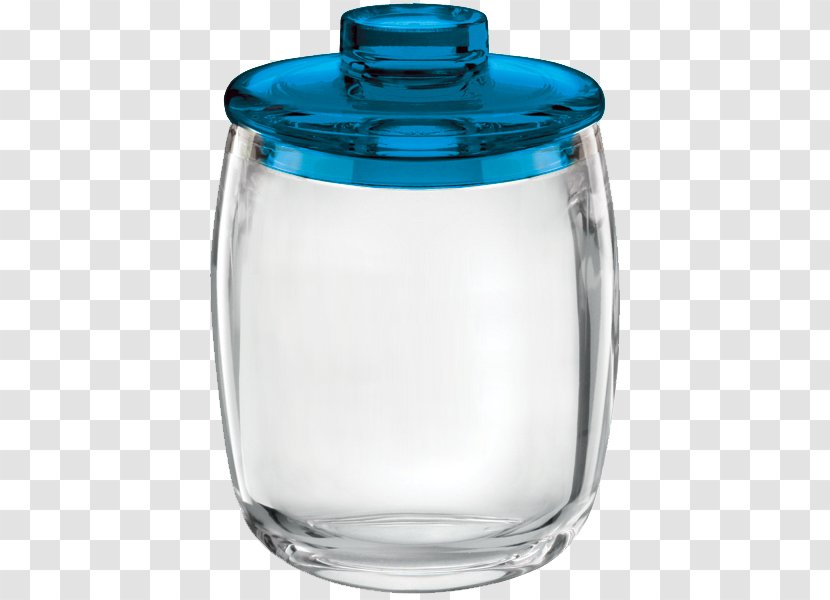 Water Bottles Glass Bottle Lid Jar - Barware - Blue Apothecary Transparent PNG