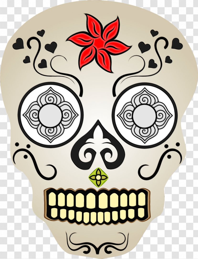 Bone Skull Clip Art - Paint Transparent PNG
