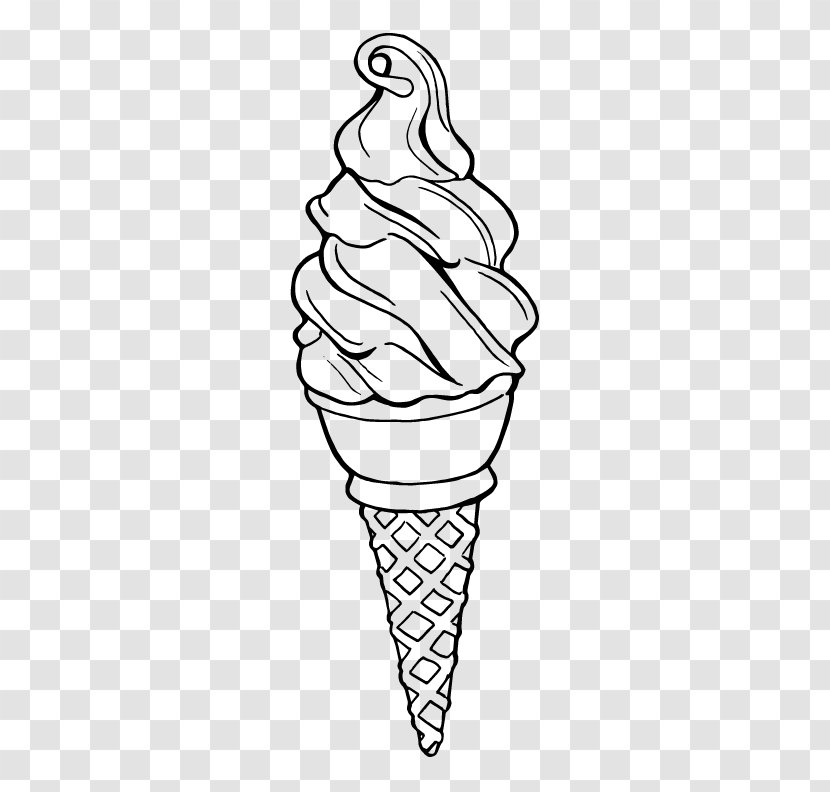 Ice Cream Cones Cupcake Drawing - Sugar Transparent PNG
