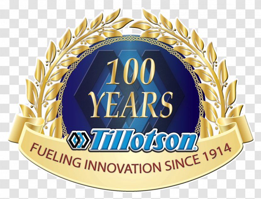 Logo Brand Font - Emblem - 100 Years Transparent PNG