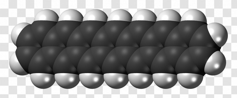Pentacene Molecule Space-filling Model Atom Organic Compound - Flower - Molecules Transparent PNG