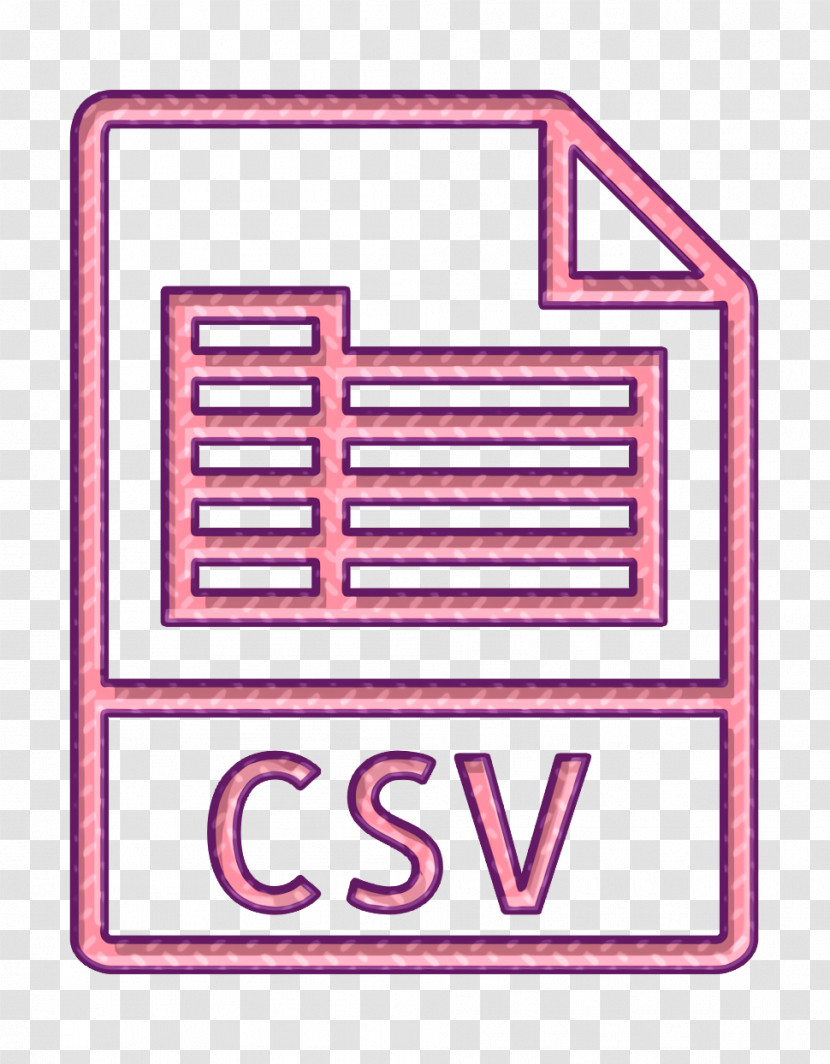 Csv Icon File Type Icon Transparent PNG