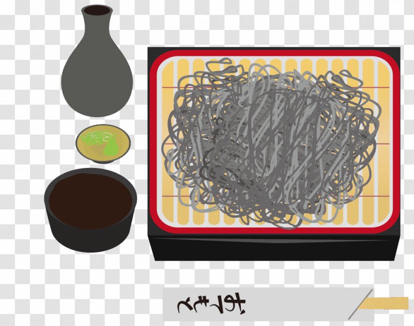 Soba Tanuki Kakiage Noodle Transparent PNG
