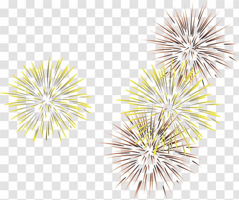 Line Fireworks Euclidean Vector - Yellow - Lines Of Transparent PNG