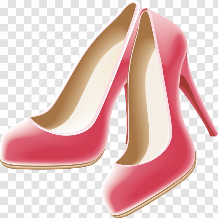 High-heeled Footwear Ballet Flat Shoe - High Heels Vector Transparent PNG