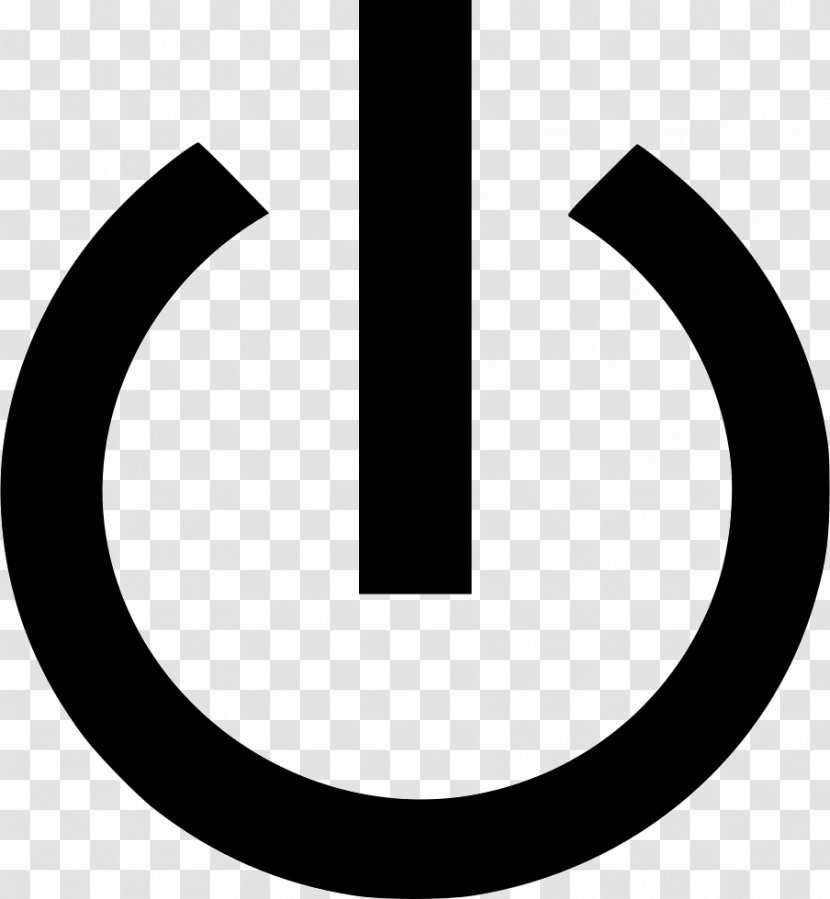 Clip Art Power Symbol Button - Logo Transparent PNG