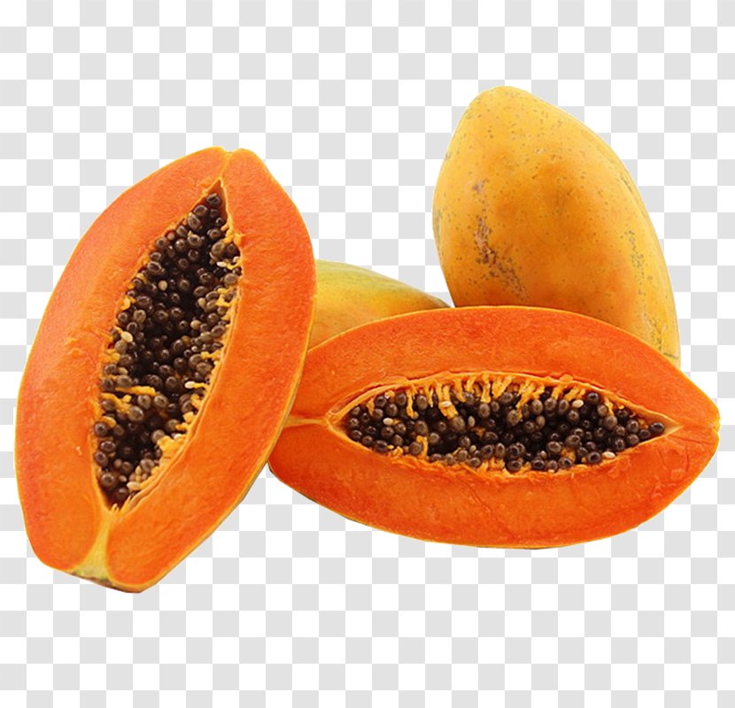 Papaya Fruit Ingredient Orange Auglis - Fresh Transparent PNG