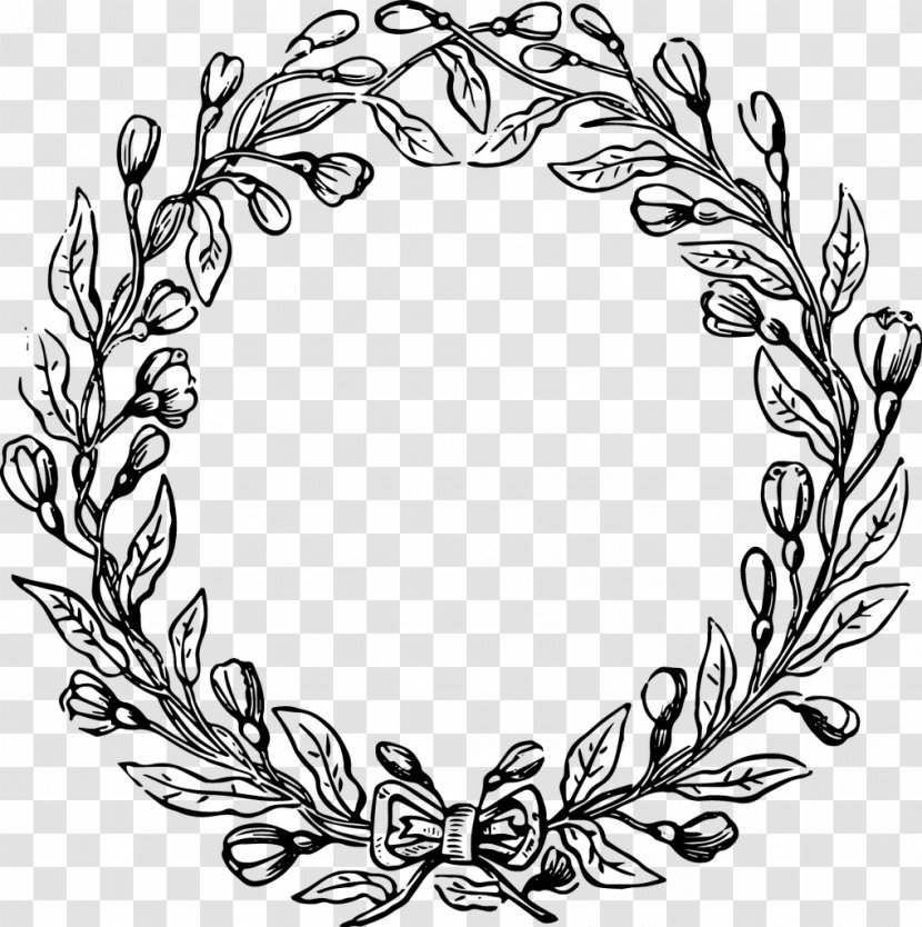 Laurel Wreath Clip Art - Flower - Drawing Scarf Transparent PNG