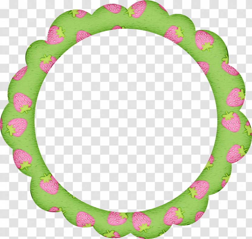 Pink Circle - M - Oval Transparent PNG