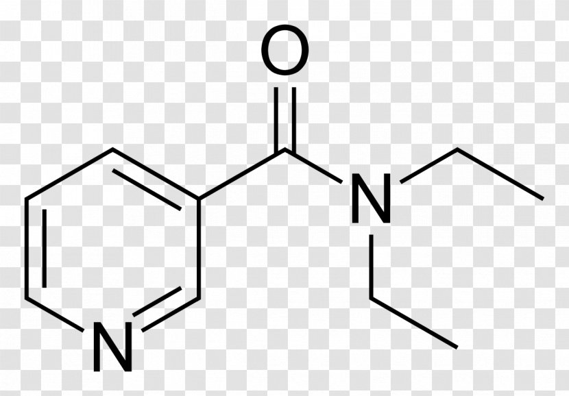 Nikethamide Chemical Substance Formula Compound Molecule - Benzoic Acid - Formule 1 Transparent PNG