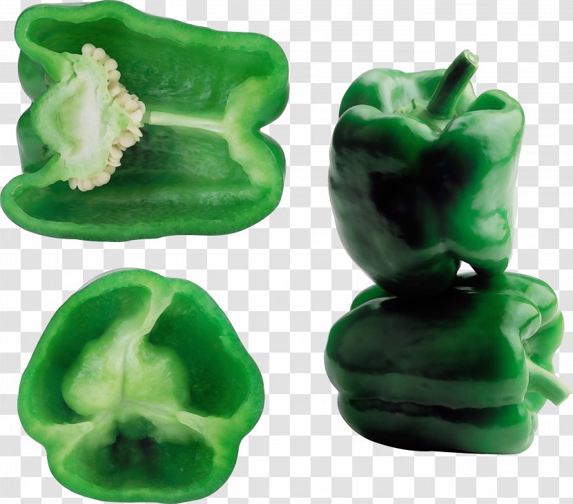 Green Bell Pepper Peppers And Chili Plant Capsicum Transparent PNG