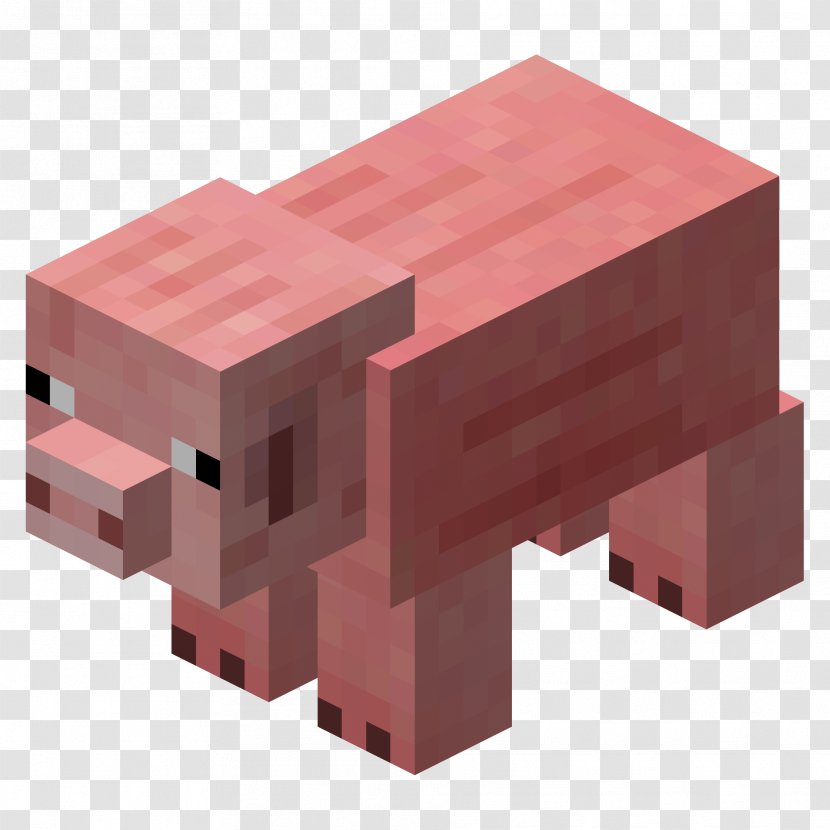 Minecraft: Pocket Edition Story Mode Domestic Pig Clip Art - Minecraft - Boar Transparent PNG