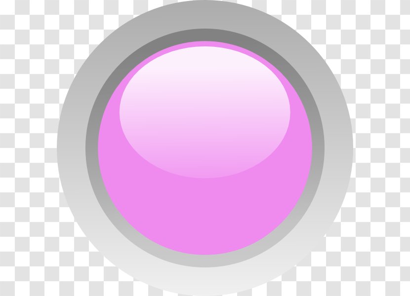 Button Clip Art - Pink - Light Transparent PNG