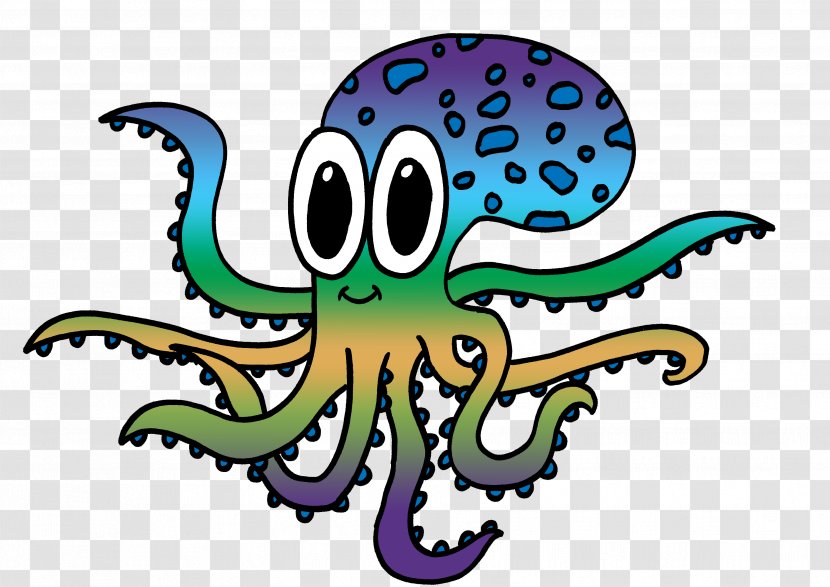 Clip Art Octopus Image Illustration Cartoon - Breathing Clipart Deep Transparent PNG