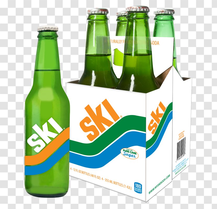 Beer Bottle Fizzy Drinks Ski Cola - Glass - Double Promotion Transparent PNG