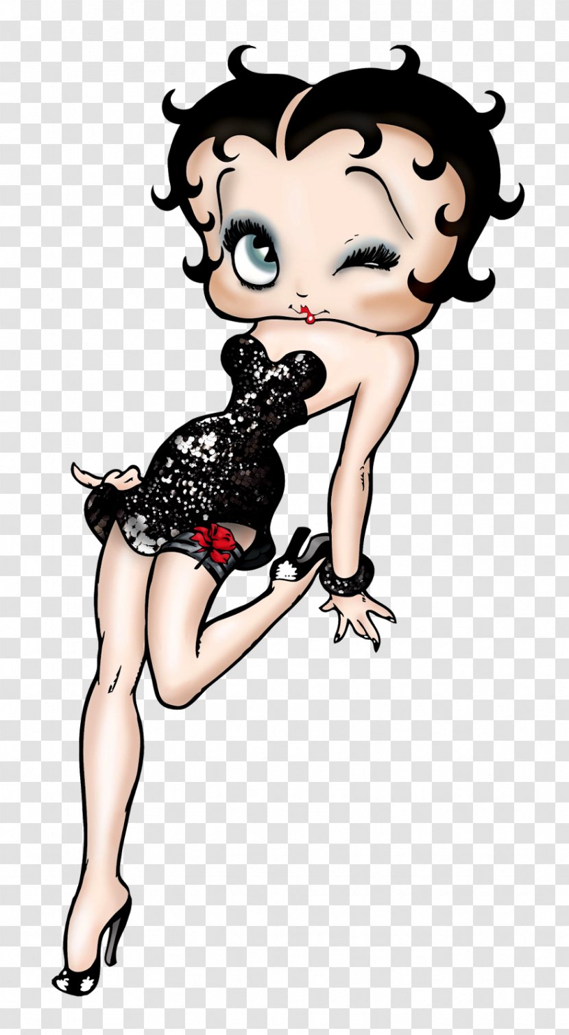 Betty Boop Little Black Dress Clothing - Cartoon Transparent PNG