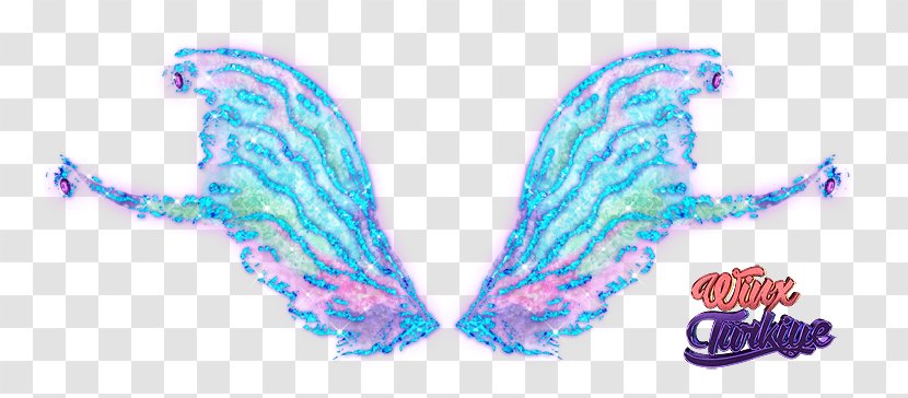 Winx Club: Believix In You Sirenix Fairy Wing - Turquoise Transparent PNG