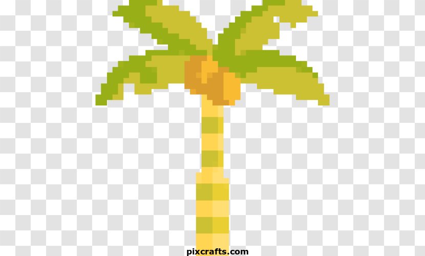 Pixel Art Tree - Palm Trees Transparent PNG