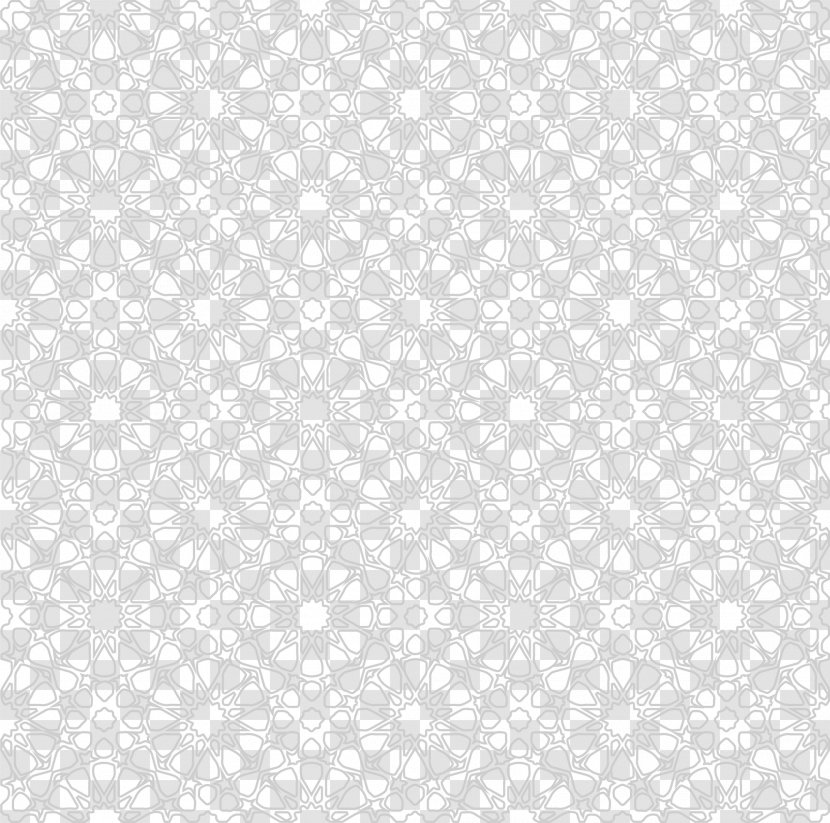 Black And White Textile Pattern - Photography - Gray Background Transparent PNG