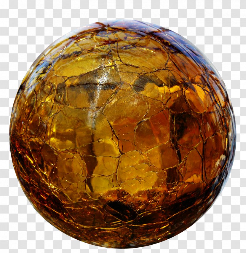 Sphere - Amber - Fragile Transparent PNG