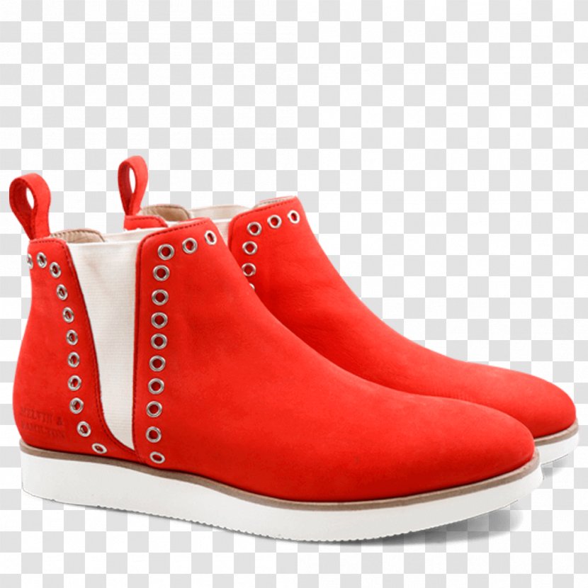 Boot Shoe Botina Red Ankle - White Transparent PNG