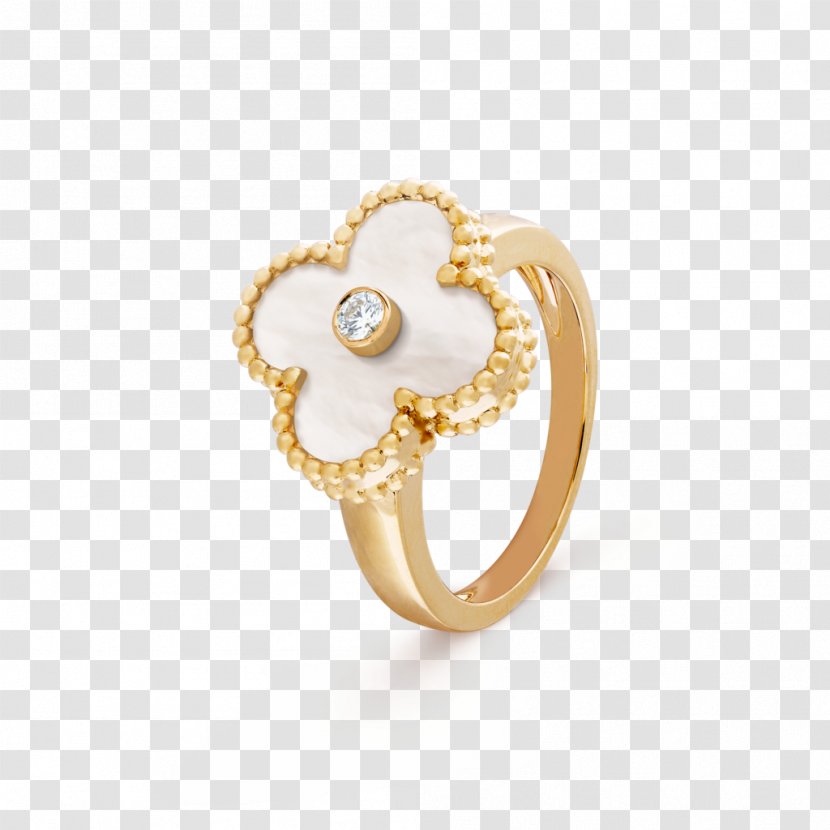 Alhambra Engagement Ring Van Cleef & Arpels Jewellery Transparent PNG