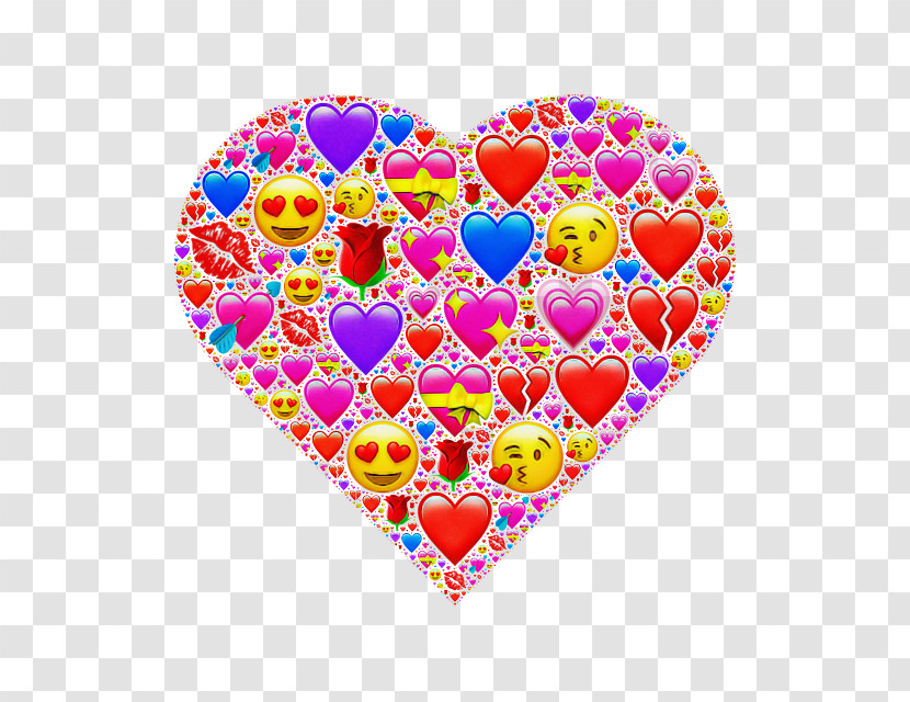 Heart Heart Pattern Love Balloon Transparent PNG