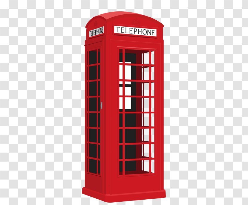 London Cartoon - Pillar Box - Outdoor Structure Telephony Transparent PNG