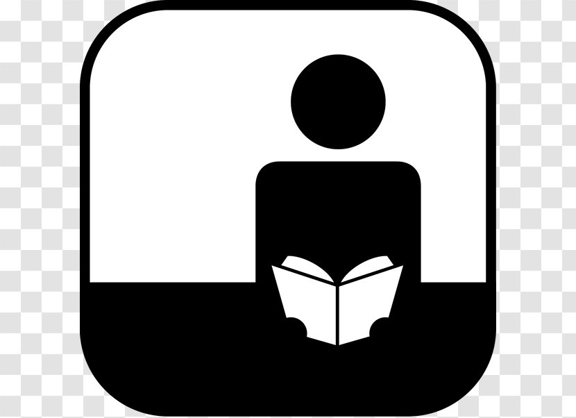 Pictogram Symbol Public Library Librarian - Monochrome Transparent PNG