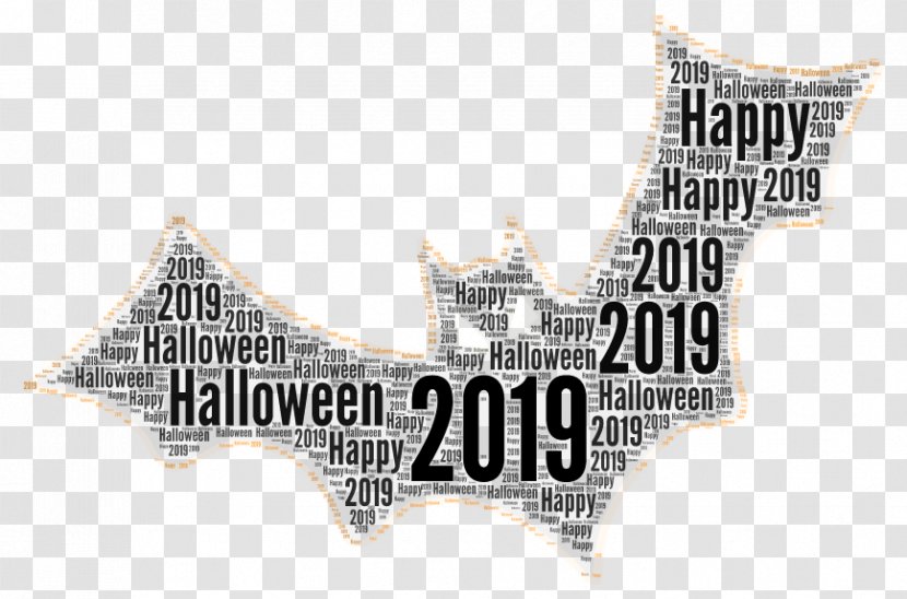 Happy Halloween Graphic - Text - Meter Transparent PNG